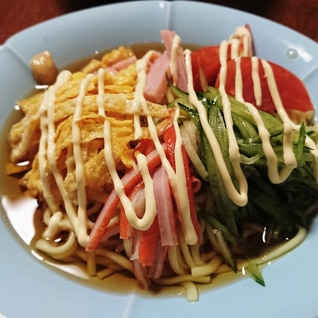 ヤキソバ麺でつくる絶品冷やし中華！